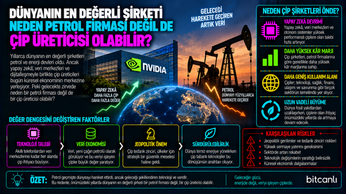 Dünyanın En Değerli Şirketi Neden Petrol Firması Değil de Çip Üreticisi Olabilir?